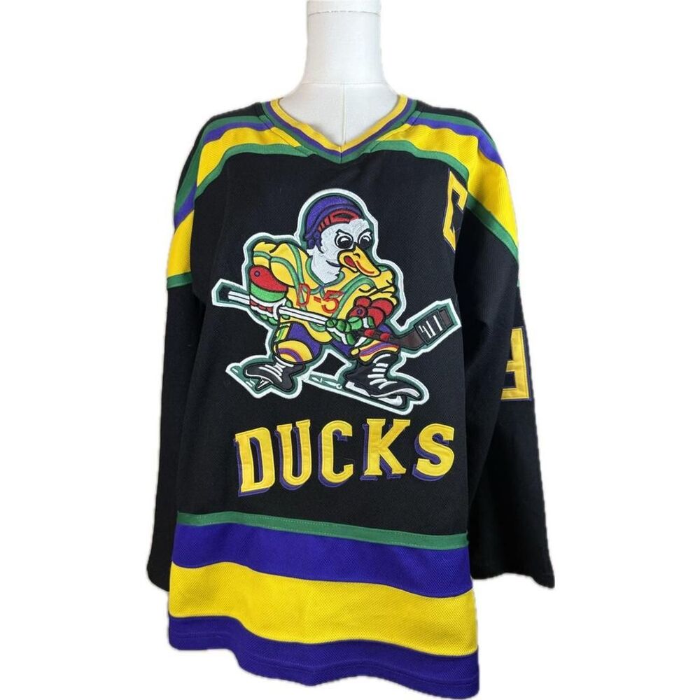 D-5 Mighty Ducks Captain Hockey Jersey #96 Conway Adult size Small Fan Movie